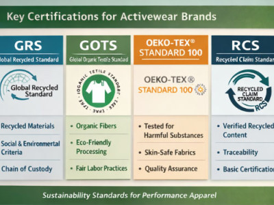 GRS / GOTS / OEKO-TEX / RCS: Which Certifications Matter for Activewear Brands — The Bloomto Sustainability Approach