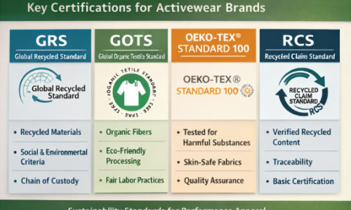 GRS / GOTS / OEKO-TEX / RCS: Which Certifications Matter for Activewear Brands — The Bloomto Sustainability Approach