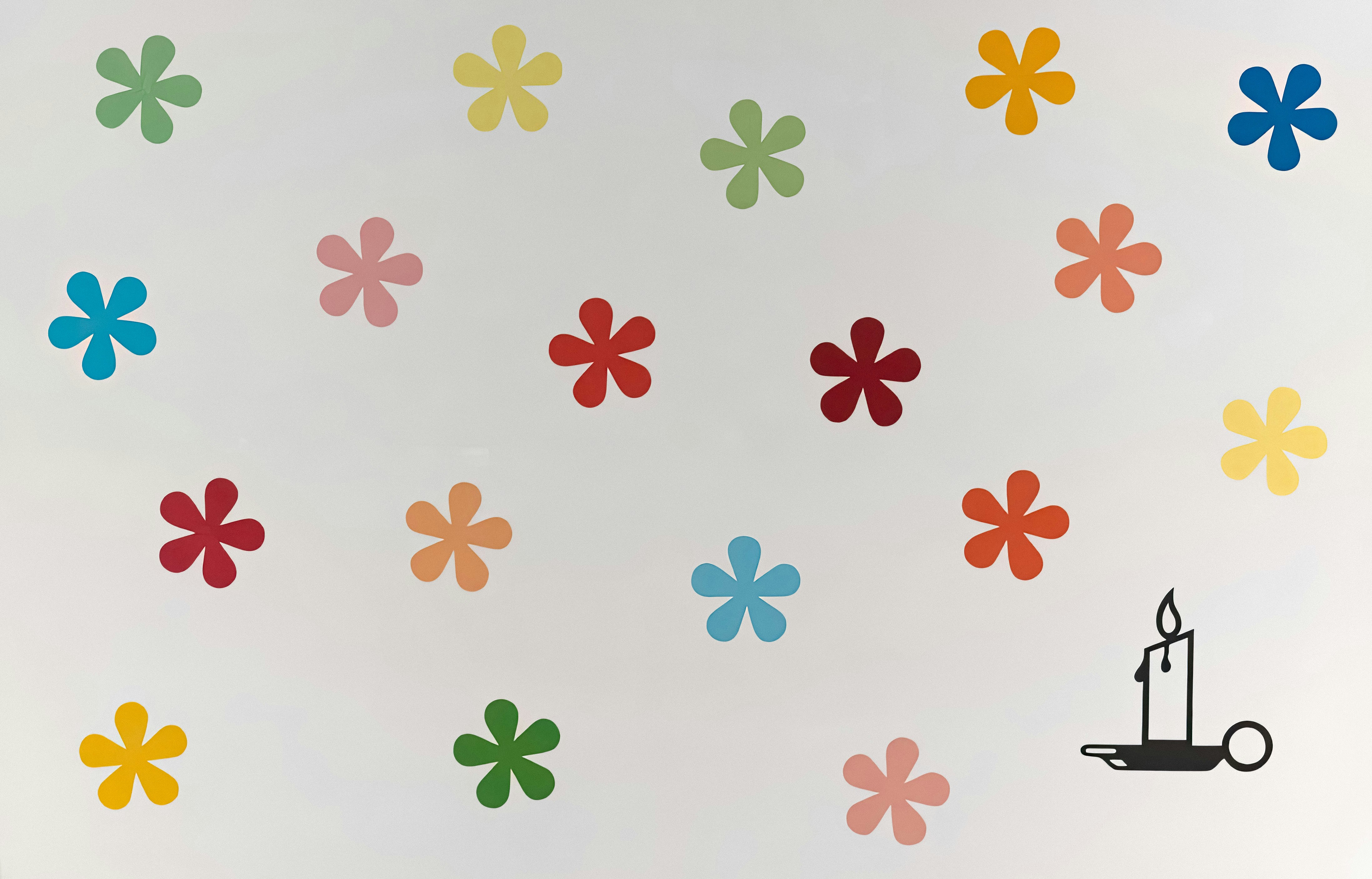 A mood board showing a specific activewear niche with images of target customers, color palettes, and fabric textures.