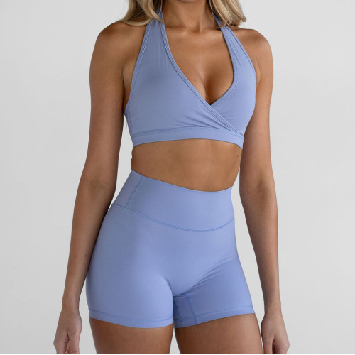 Camiseta sin mangas deportiva de espalda cruzada para mujer (OEM) | Secado rápido y transpirable | Camiseta sin mangas personalizada para yoga y entrenamiento