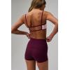 Custom High Waist Seamless-Look Yoga Shorts Manufacturer | Athletic Yoga Shorts Supplier
