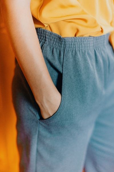 Activewear clothing showing quality materials and construction