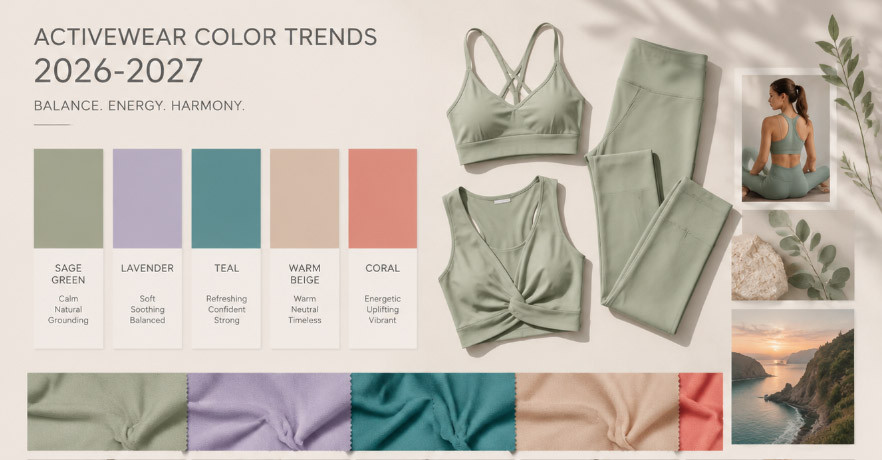 2026-2027 Activewear Color Trends: What's Next in Yoga and Fitness Fashion