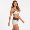 Custom Polka Dot Yoga Set Manufacturer – Triangle Bralette & High-Waist Booty Shorts