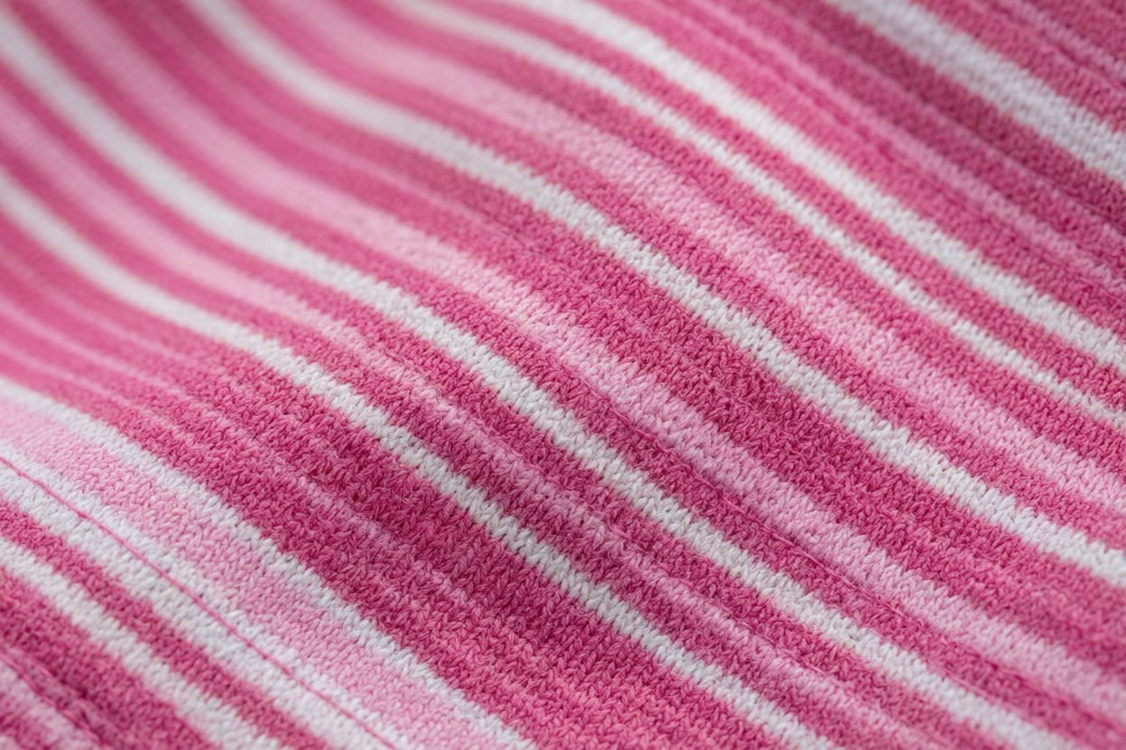 Close-up detail of premium yoga set fabric texture and stitching