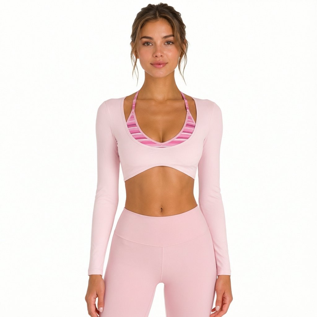 Yoga top front view