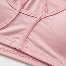 Flatlock seam detail