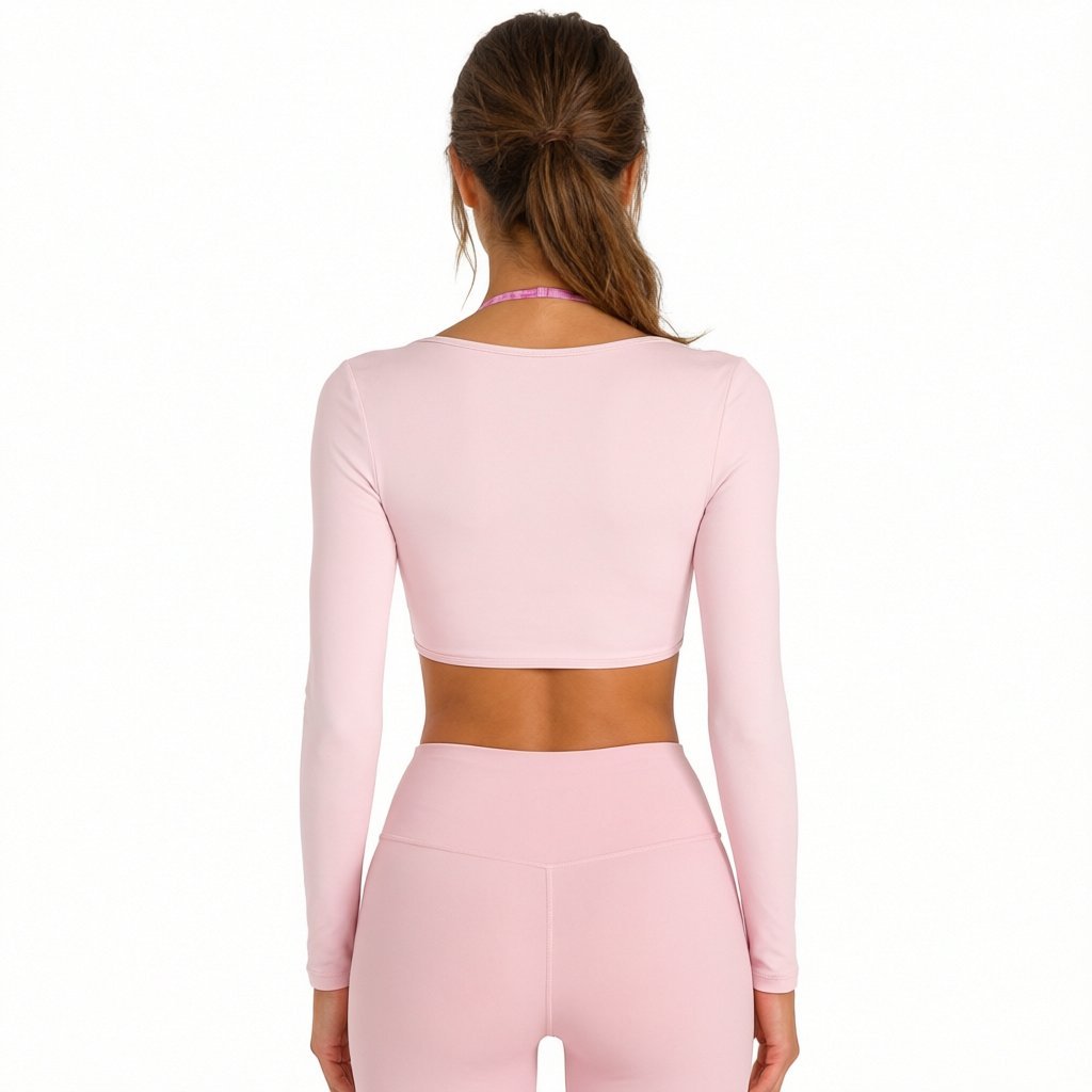 Yoga top back view
