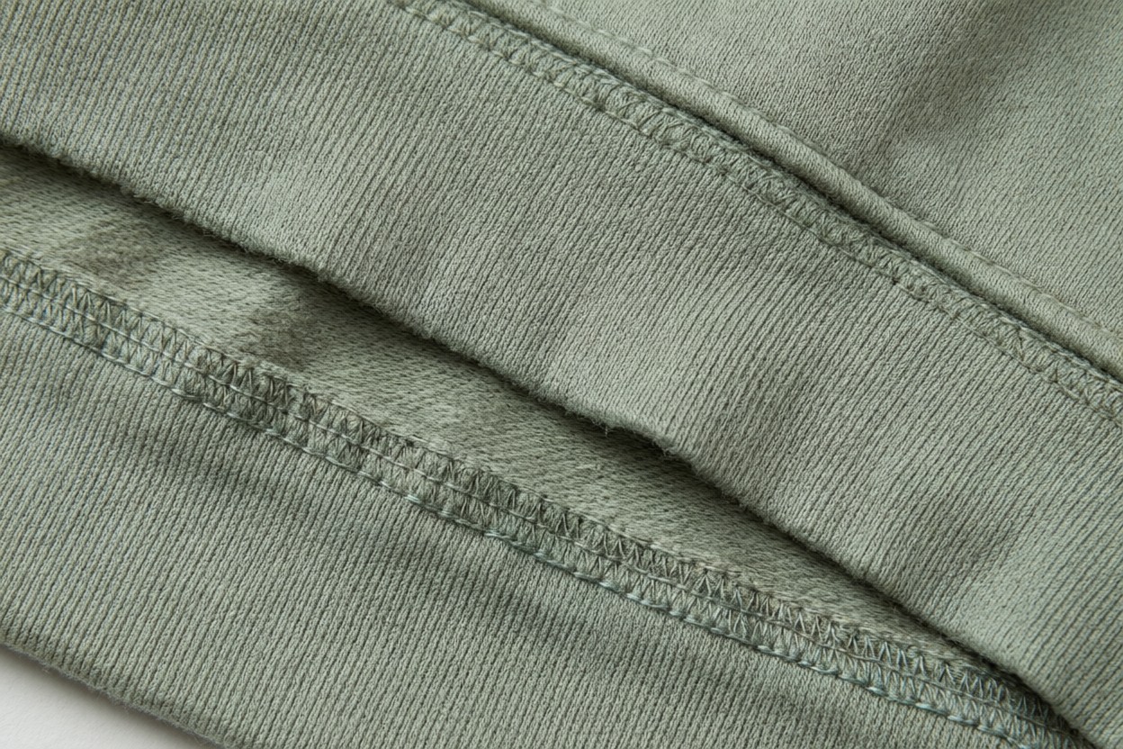 Reinforced stitching detail on women workout hoodie