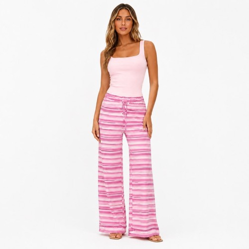 Custom Pink Women's Sweatpants Joggers Set