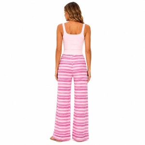 Custom Pink Women's Sweatpants Joggers Set