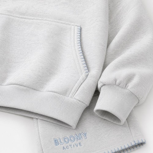 Custom Floral Hoodie Set — Loose Fit Hoodie and Shorts for Women