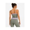Custom Polka Dot Contrast Yoga Tank Top for Women with Built-In Bra