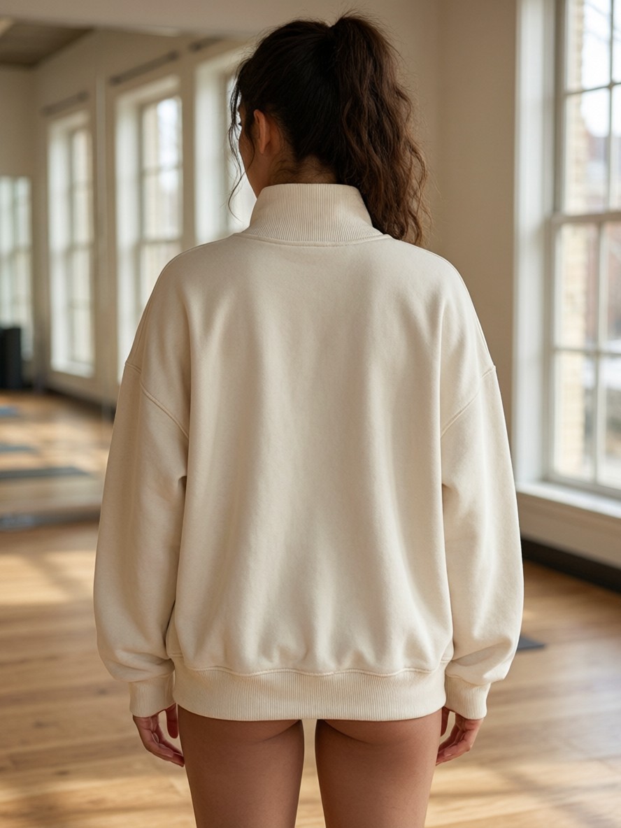 Back view pullover hoodie