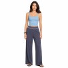 Custom Sustainable Wide Leg Yoga Pants | OEM High Waist Soft Stretch Lounge Trousers
