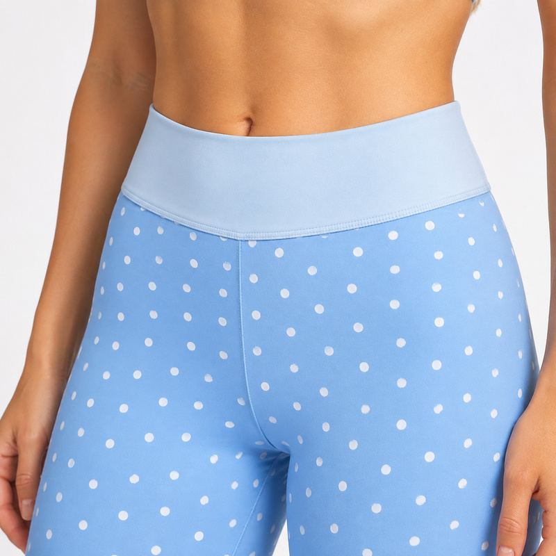 High Waist Legging Band Detail