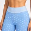 Custom Polka Dot Halter Yoga Set - Sports Bra & High Waist Leggings 2-Piece