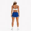 Custom Contrast Trim Yoga Set - Double-Strap Sports Bra & Retro Workout Shorts 2-Piece