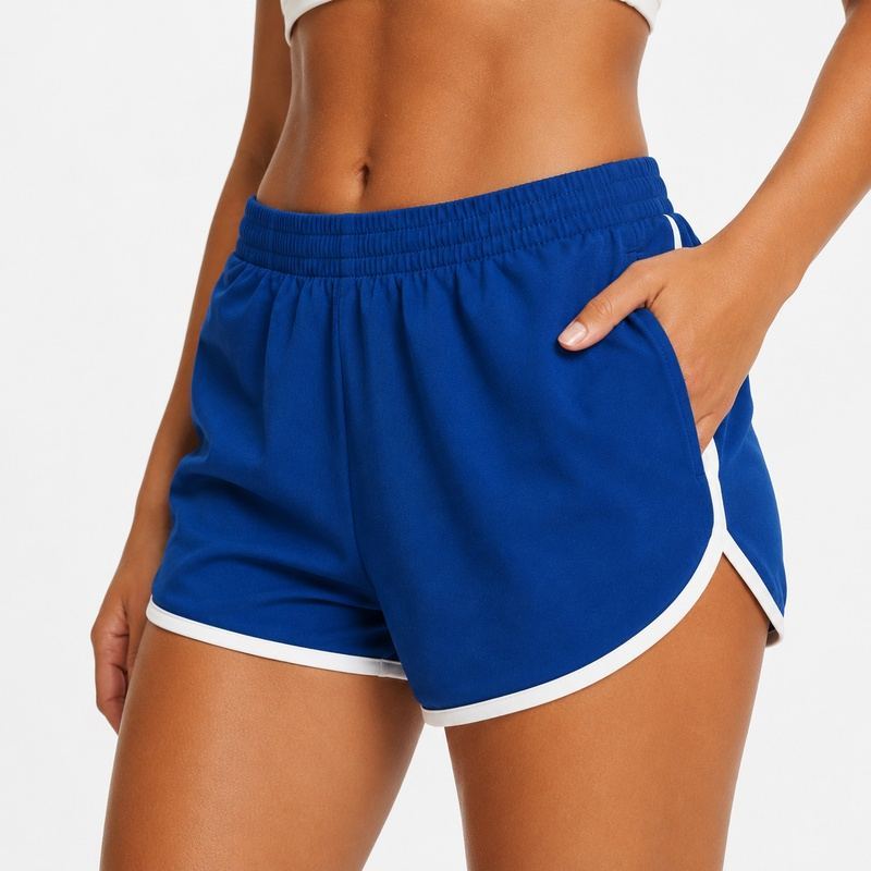 Retro Workout Shorts Detail