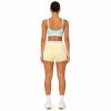 Custom Floral Print Yoga Set - Layered Sports Bra & High Waist Workout Shorts 2-Piece