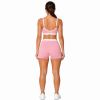 Custom Polka Dot Yoga Set - Trim Sports Bra & Workout Shorts 2-Piece Outfit