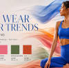 Tendencias de color en ropa de yoga para la primavera/verano de 2027: 5 direcciones clave para las marcas de ropa deportiva