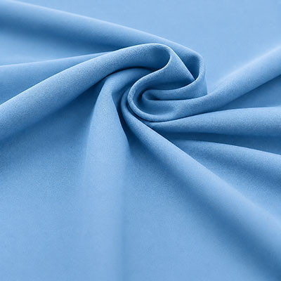 Blue performance fabric for custom yoga wear