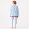 Custom Women's Oversized Half-Zip Sports Sweatshirt with Contrast Trim