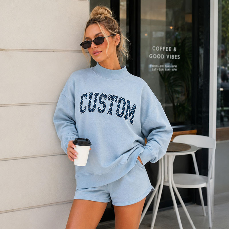 Sudadera para mujer personalizada para styling de ropa activa casual