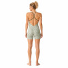Custom Sage Green Polka Dot Yoga Jumpsuit - Y-Back One-Piece Workout Bodysuit