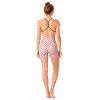 Custom Sage Green Polka Dot Yoga Jumpsuit - Y-Back One-Piece Workout Bodysuit