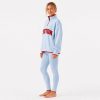 Sudadera deportiva para mujer con cuello de camiseta y bordes contrastantes personalizados