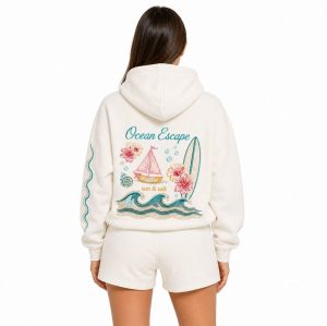 Short Set Oversized Personnalisé pour Femme