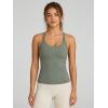 Camiseta de Entrenamiento con Tirantes Ajustables Personalizado para Mujer | Camisola de Deporte Longline con Cuello en Pico Personalizado