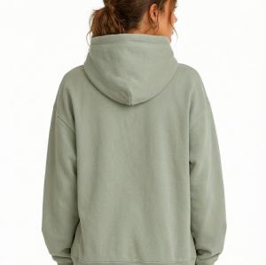 Hoodie Oversized à Col Roulé Personnalisé pour Femmes | Pull en Laine avec Imprimé Lettres