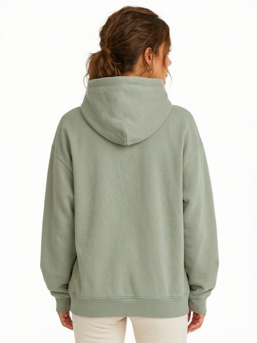 Hoodie Oversized à Col Roulé Personnalisé pour Femmes | Pull en Laine avec Imprimé Lettres