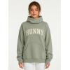 Sudadera Oversized Cuello Cowl Personalizada para Mujer con Estampado de Letras | Sudadera Casual de Felpa