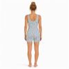 Custom Square Neck Floral Yoga Jumpsuit - High Stretch One-Piece Workout Bodysuit