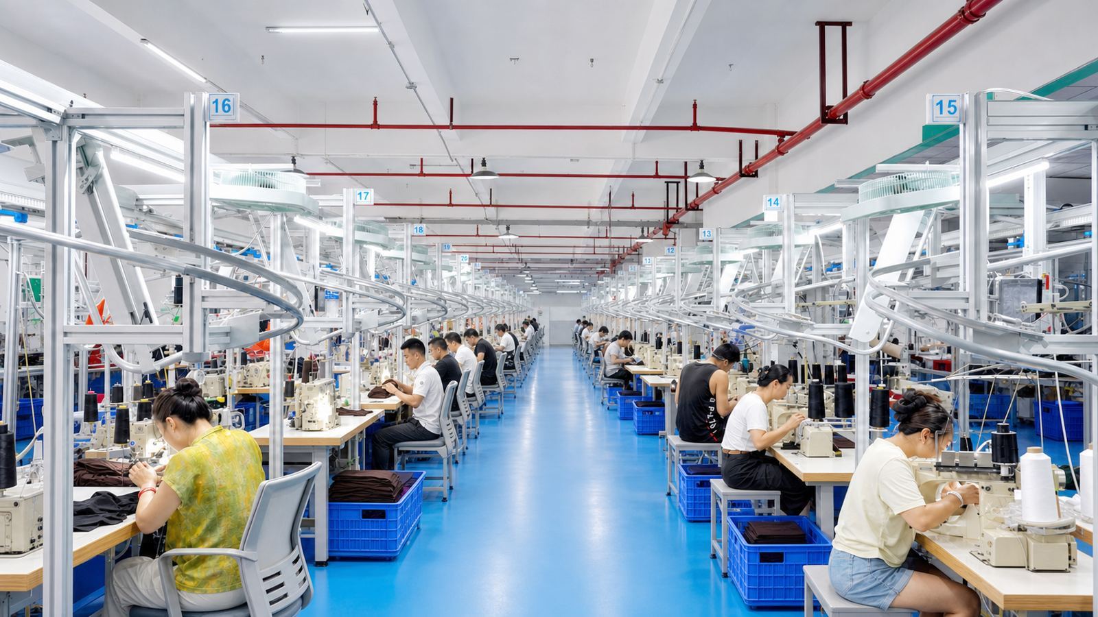 Bloomto women's activewear manufacturing facility