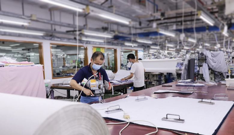Activewear factory production