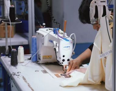 Garment manufacturing workshop