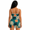 Custom Yoga Jumpsuit – Tropical Floral Print | Resort & Studio Wear