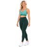 Ruched Sports Bra OEM – Striped V-Neck & Racerback | Women's Yoga