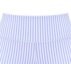 Custom Striped Yoga Set – Cami Top & High-Waist Shorts