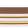 Custom Strapless Yoga Set – Striped Tube Top & Wide-Leg Pants