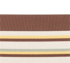 Custom Strapless Yoga Set – Striped Tube Top & Wide-Leg Pants