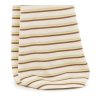 Custom Strapless Yoga Set – Striped Tube Top & Wide-Leg Pants