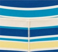 Conjunto de yoga de rayas personalizado – Top de escote redondo y shorts de cintura alta