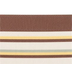Ensemble de yoga sans bretelles personnalisé – Haut bandeau rayé et pantalon large
