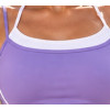 Custom Women Color Block Halter Sports Bra | Double Strap Yoga Top